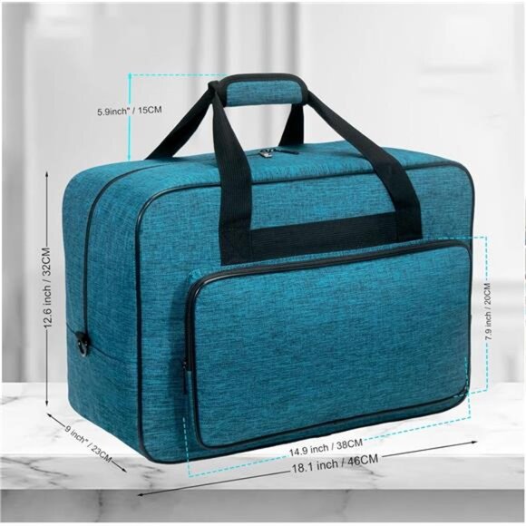 Sewing Machine Carrying Case，Sewing Machine Carrying Case Tote Bag，Universal - Picture 3 of 7